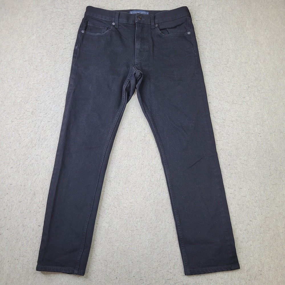 Everlane Organic Slim Fit Jean Mens 31x28 Black Denim Stretch 5 Pocket
